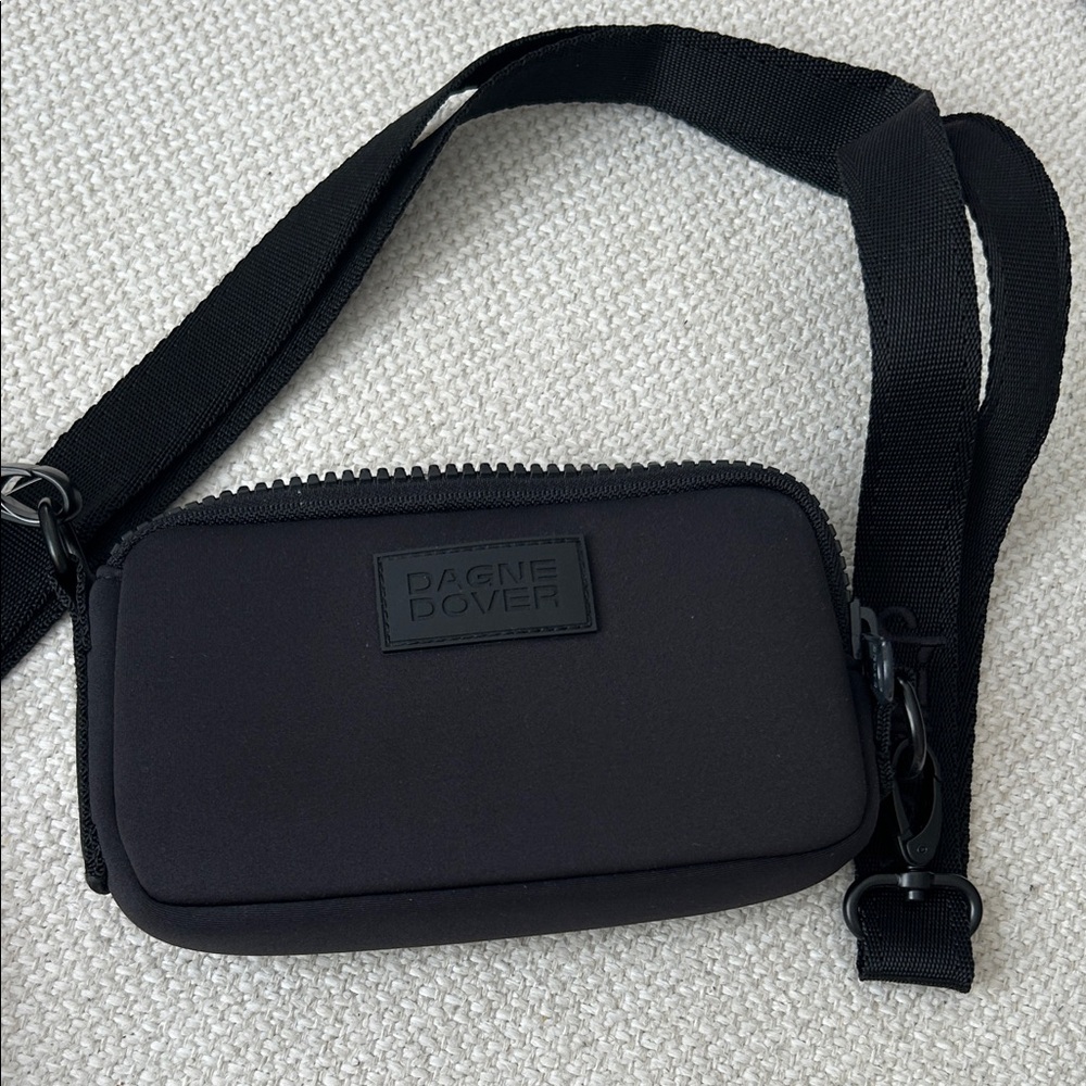 Dagne Dover Limited Edition Black Belt Bag Fanny pack card carrier BRAND NEW